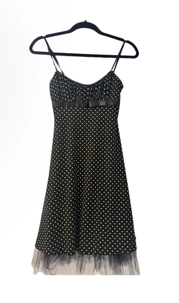 Rampage Polka Dot with Tool on the Bottom Spaghetti Straps Size S