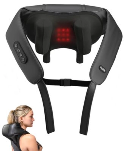 Flex Fitness ShiatsuPro Heated Cordless Shiatsu Back and Neck Massager