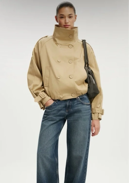 Porter Cropped Trench