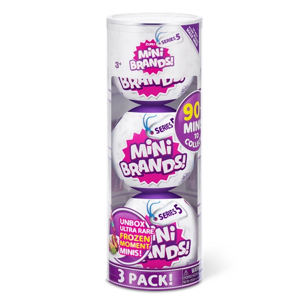 5 Surprise Mini Brands Series 5 Capsule 3 Pack Novelty & Gag Toy by ZURU