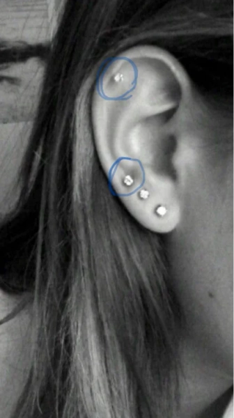 3rds and cartilage piercings 