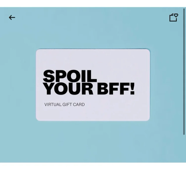 Gift Card Bershka