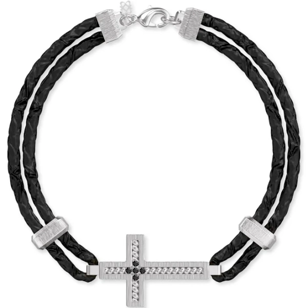 Cable Cross Bracelet