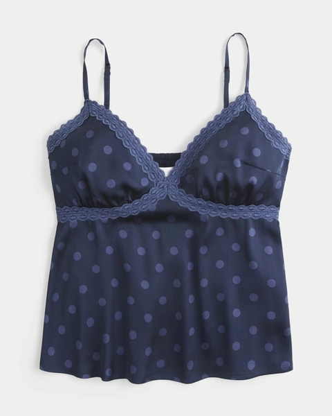 Easy Lace-Trim Satin Cami