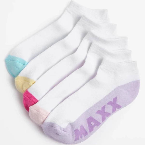 Maxx Sport Girls Low Cut Socks