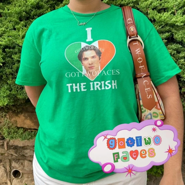 I Heart the Irish Custom Unisex Tee | Personalized St. Patrick’s Day Tee - Etsy