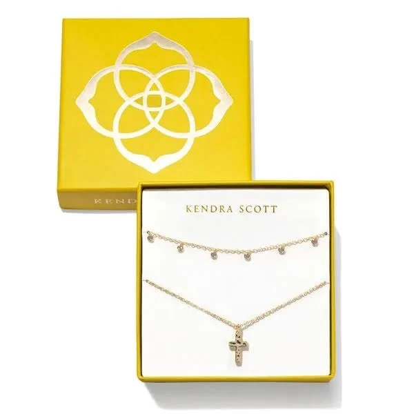 Kendra Scott Amelia Cross Necklace Gift Set