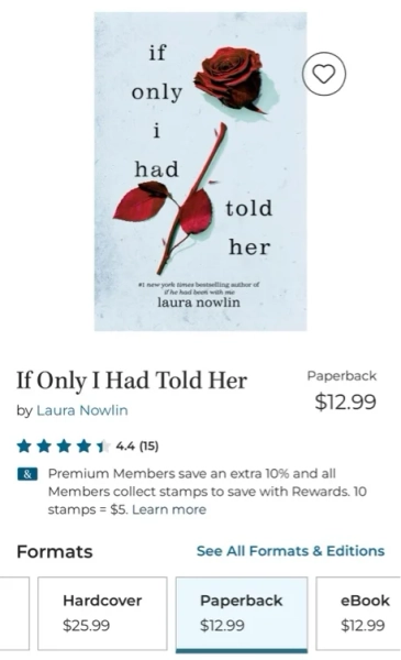 If Only I Had Told Her (book 2)