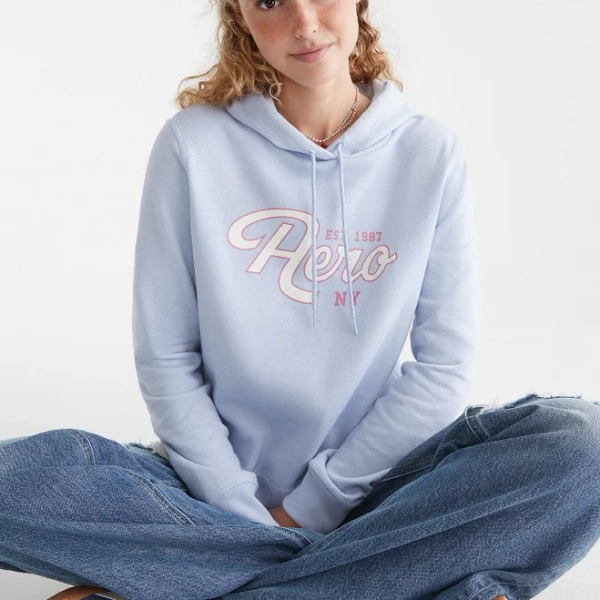 Aeropostale Women's NY Script Pullover Hoodie