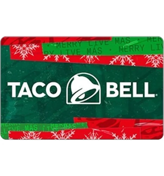 Taco Bell Holiday Theme eGift Card