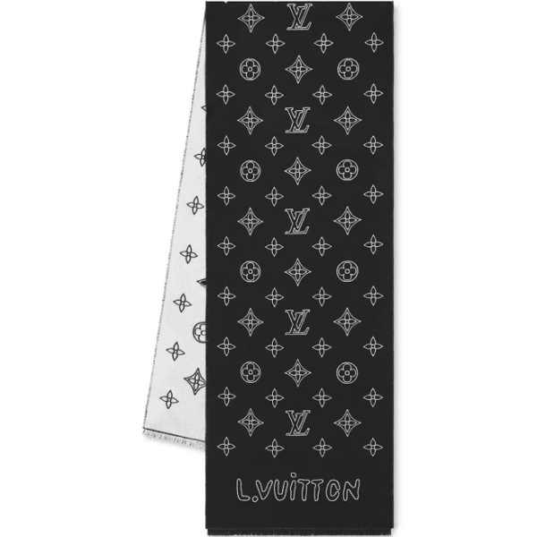 Louis Vuitton Monogram Blast Scarf