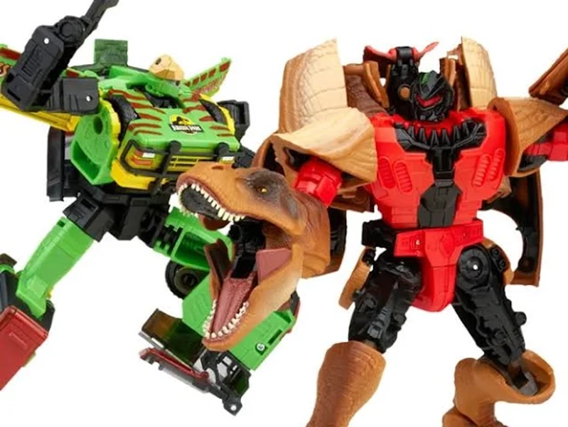 Hasbro Transformers Jurassic Park Mash-Up Tyrannocon Rex & Autobot JP93
