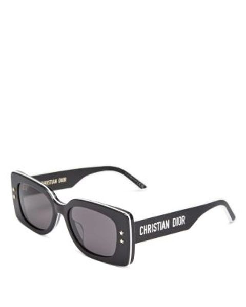 DiorPacific S1U Rectangular Sunglasses, 53mm 