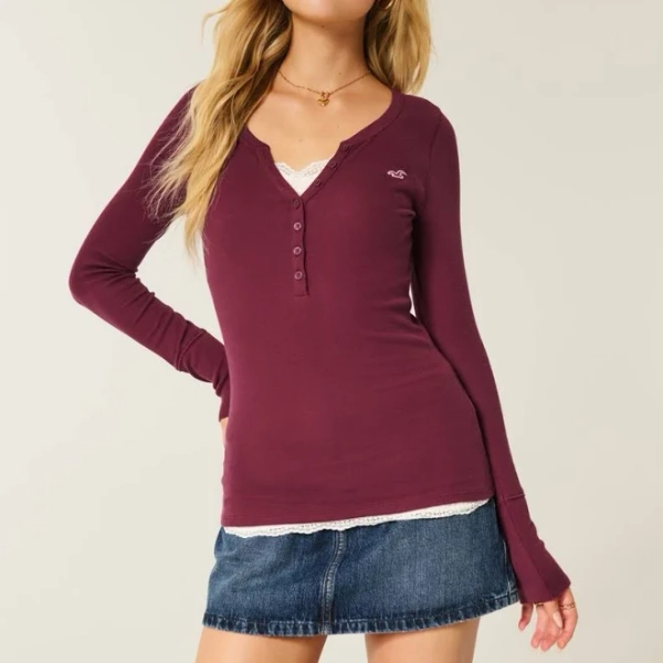 Hollister Co. Women's Long Sleeved Top