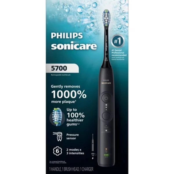 Philips Sonicare 5700 Rechargeable Electric Toothbrush - Black