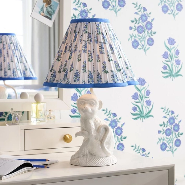 Roller Rabbit Charlie Monkey Table Lamp (21")