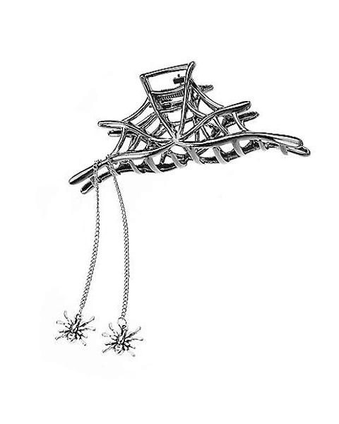Spider Web Dangle Hair Clip