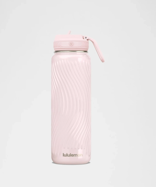 Back to Life Sport Bottle 24oz Straw Lid *Wave | Men's Water Bottles | lululemon