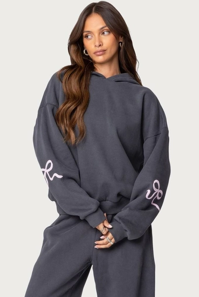 Edikted Women's Bonney Bow Hoodie