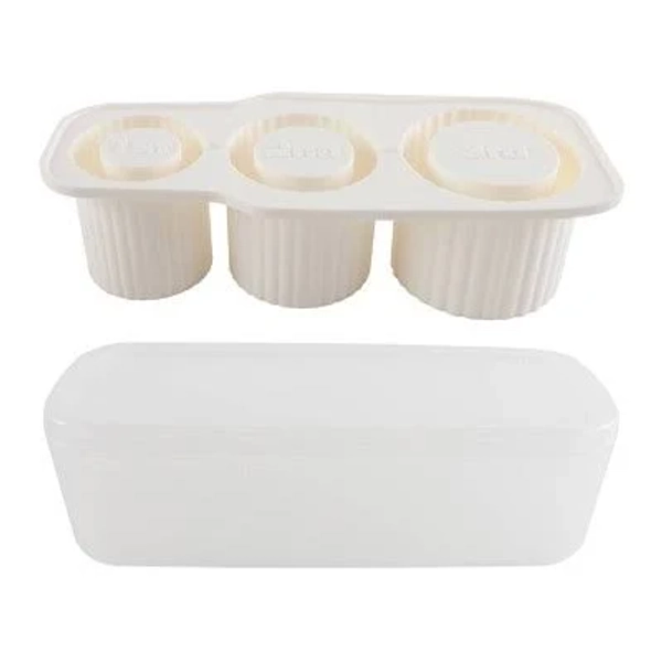 Cook with Color 40oz Silicone 3 Tier Tumbler Ice Mold with Lid
