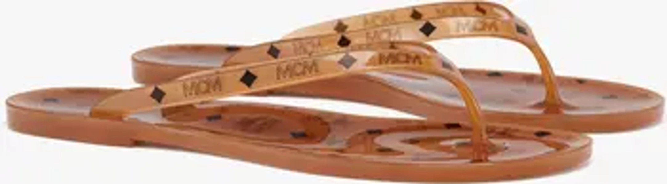 Monogram Jelly Thong Sandals