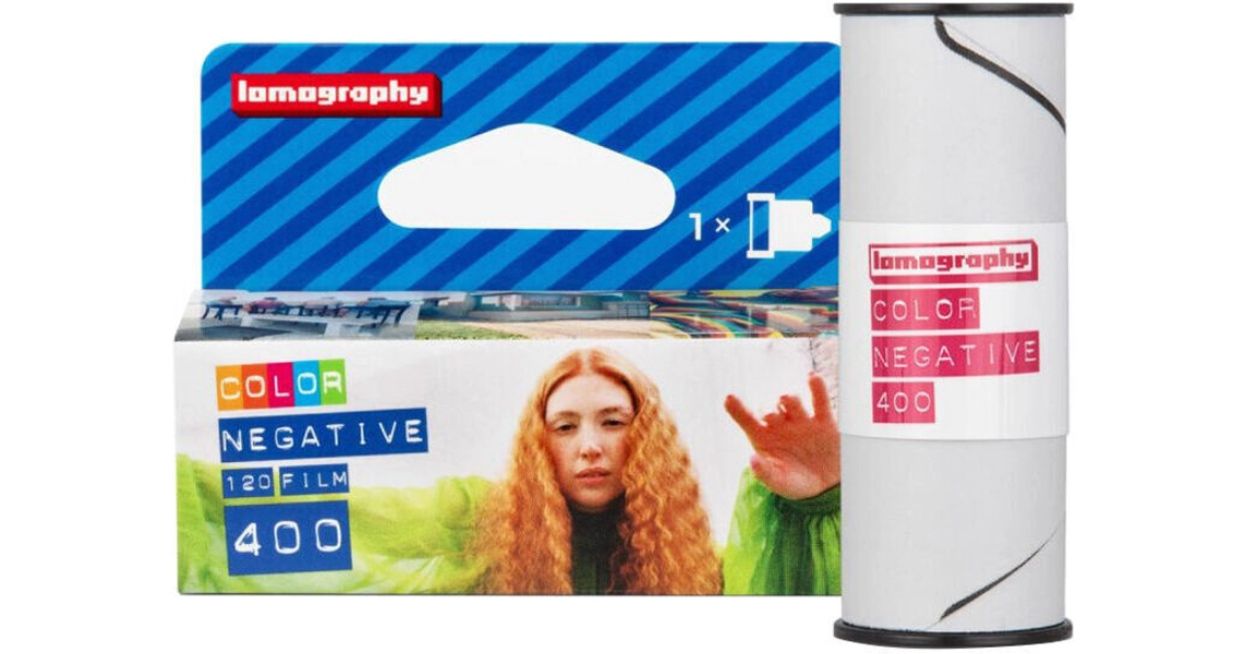 Lomography ISO 400 Color Negative Film (120 Roll Film)