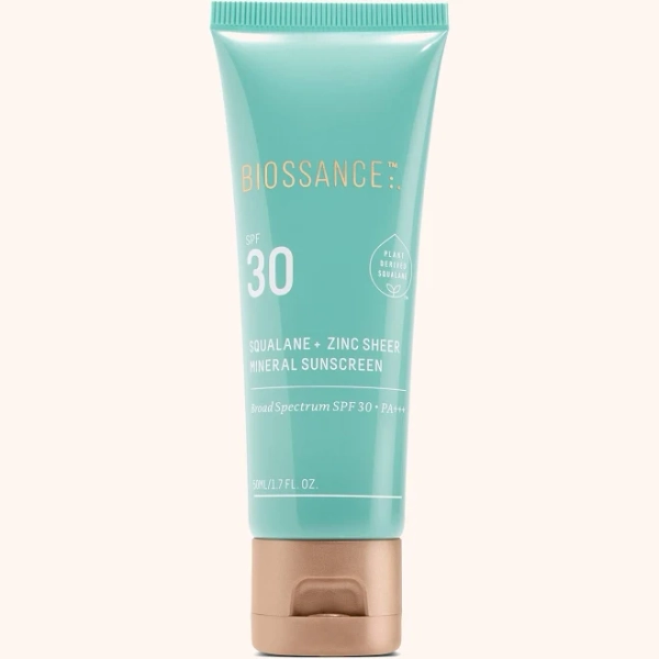 Biossance Squalane + Zinc Sheer Mineral Sunscreen