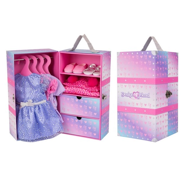 Buy DesignAfriend Wardrobe Bumper Set 18 inch Doll | Doll accessories | Argos