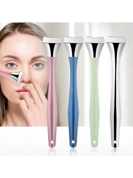 1Pc Blackhead Shovel Cleaning Artifact Nose Blackhead Removal Acne Scraping Needle Manual Blackhead Extrusion Tool Special Shovel Hair Follicle Cleaning