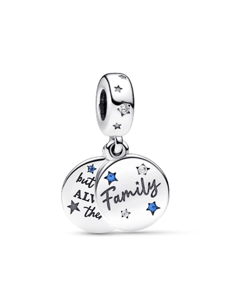 Family Love Double Dangle Charm
