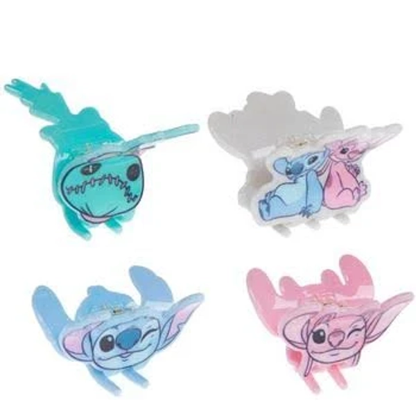Stitch & Angel Mini Hair Claw Clips