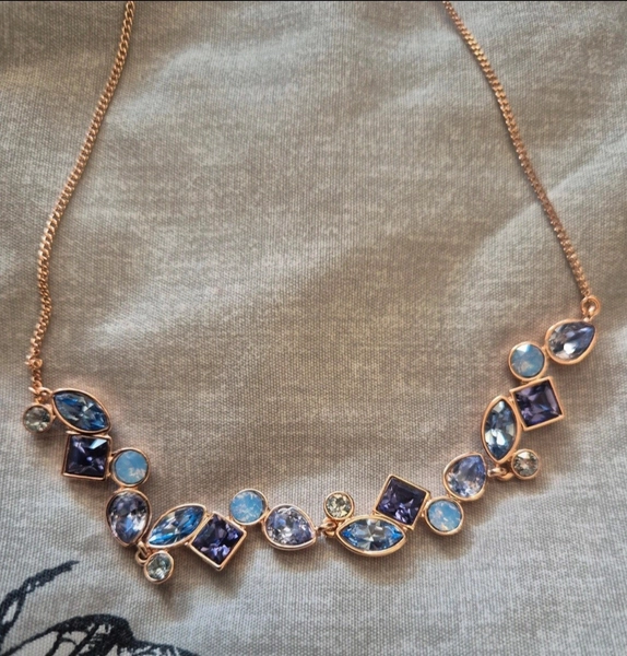 Jon Richard Rose Gold Coloured Swarovski Crystal Neckace