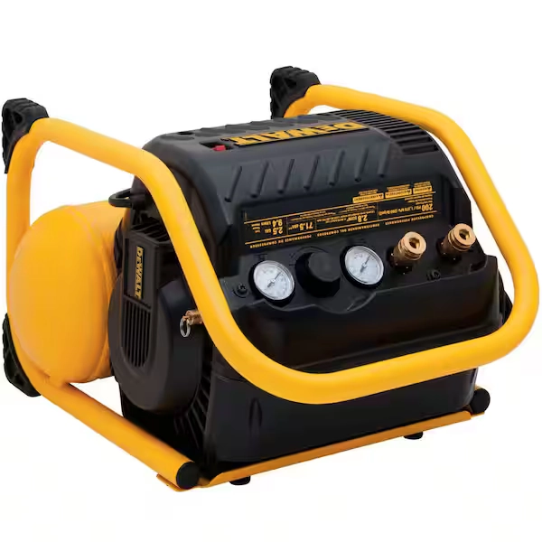 DEWALT 2.5 Gal. Portable Electric Heavy Duty 200 PSI Quiet Air Compressor DWFP55130