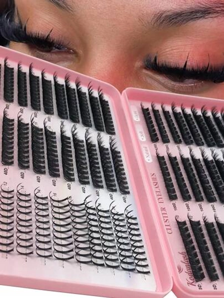 Russian Lash Extensions Kit Spikes Lash Individuals 100D 120D Volume Eyelash Clusters D-Curly Lash Clusters Kit 10-20MM DIY Eyelash Extensions,6 Styles Lash Clusters Spike Lashes Individual Lash Clusters,Multi-Type Natural Look,40D/60D/80D/100D/120D Reusable Individual Segmented False Eyelashes Wispy&Ultra Soft DIY Eyelash Extension At Home