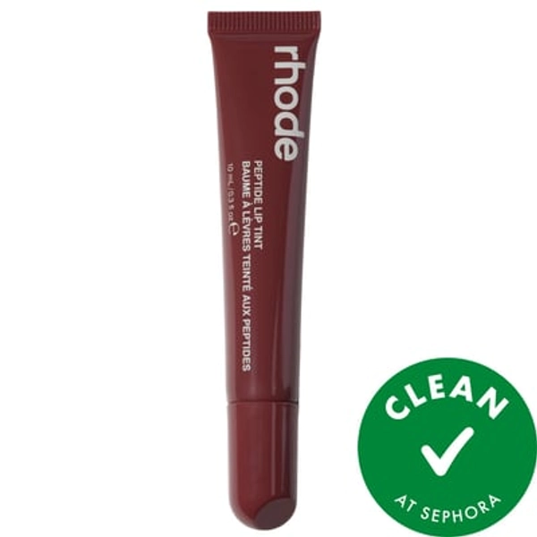 rhode Peptide Lip Tint Nourishing Glaze PB & J - warm berry brown 0.3oz/10ml