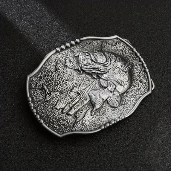 Western Denim Men's Novelty Belt Buckle