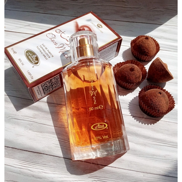 1.7oz/50ml Choco Musk Eau de Parfum & Body Spray - Long-Lasting & Musk, Rich Scent for &,, Ideal for Dating, Valentine's Day Gifts, Daily Wear, Sensitive Light Beige