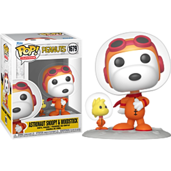 Peanuts - Astronaut Snoopy & Woodstock Pop! Vinyl Figure