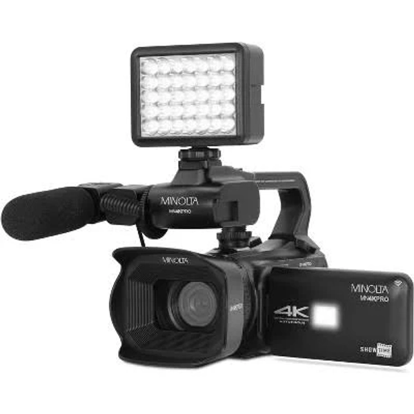 Minolta MN4KPRO 4K60FPS UHD Camcorder Kit
