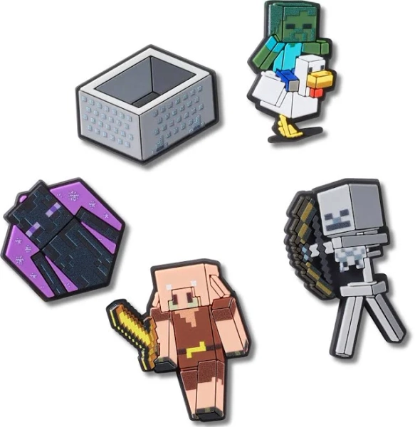 Crocs Minecraft Jibbitz Charms (5-Pack)