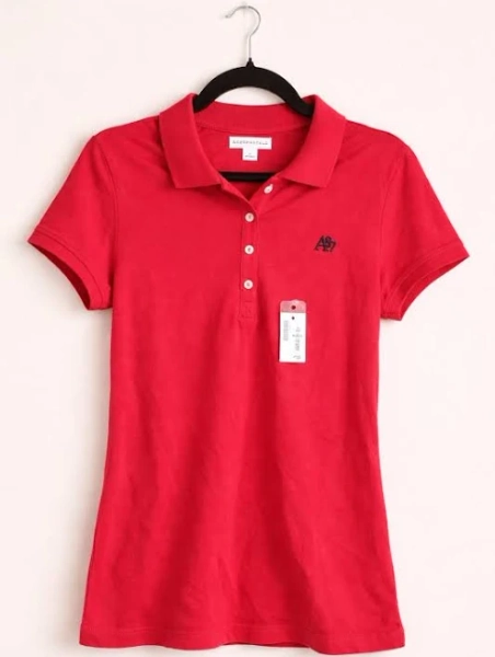 Aeropostale Women's Regular Fit T-SHIRT (AE1004163692_True Red_L)