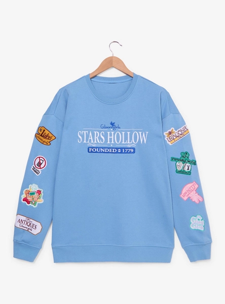 Gilmore Girls Stars Hollow Patchwork Crewneck - BoxLunch Exclusive