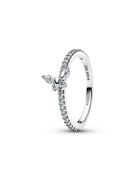 Sparkling Butterfly Ring