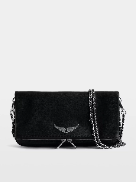 Pochette Rock en cuir noir | Zadig&Voltaire
