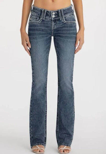 Sabrina Stitched Bootcut Jeans