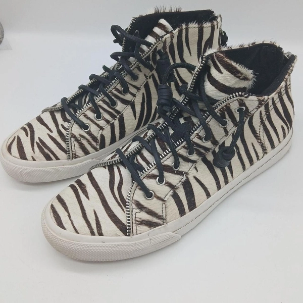Sperry X Rebecca Minkoff High-top Zebra Print Calf...