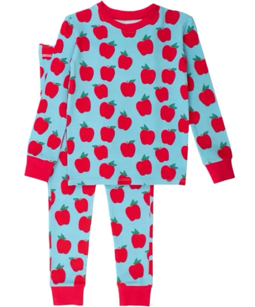 RuffleButts Toddler Modal Blend Ruffle Pajama Set