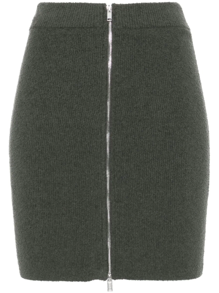 Nanushka minijupe en tweed à fermeture zippée | XS