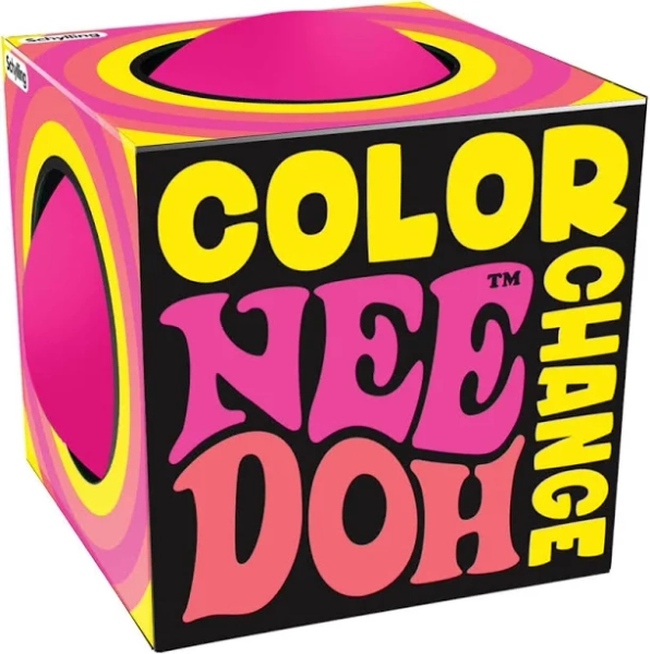 Schylling NeeDoh Color Change Groovy Glob! Squishy, Squeezy, Stretchy Stress