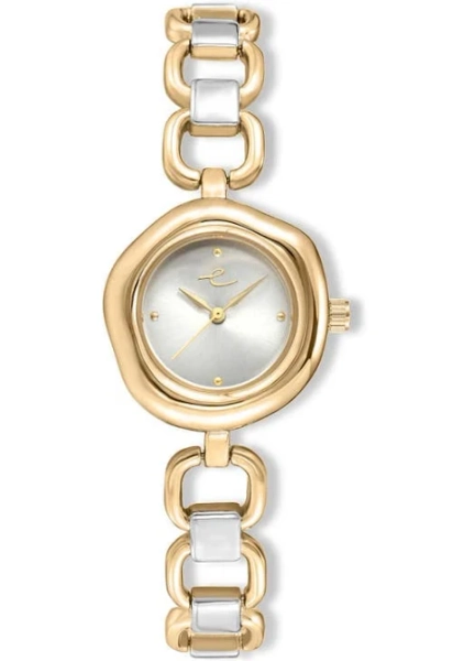 Ettika Women's Open Circle Chunky Bezel Bracelet Watch